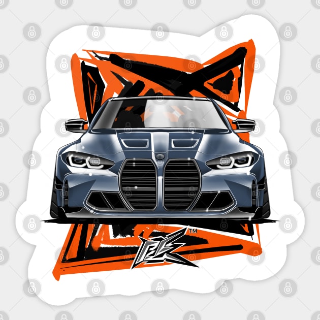 Bmw store m4 sticker